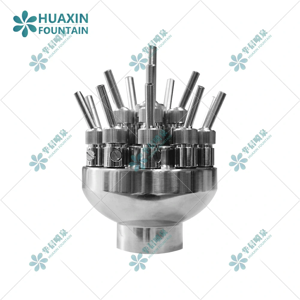 Three-layer Flower-shaped Fountain Nozzle 01