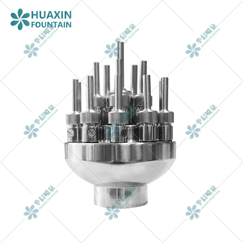 Three-layer Flower-shaped Fountain Nozzle 02