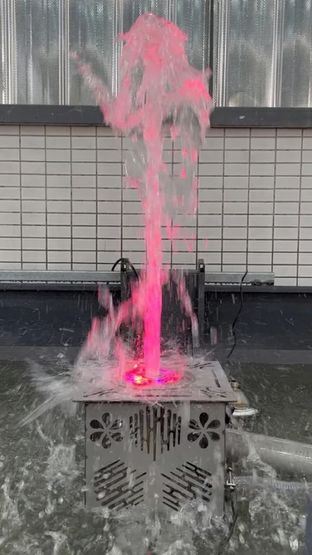 dry fountain equipment testing
